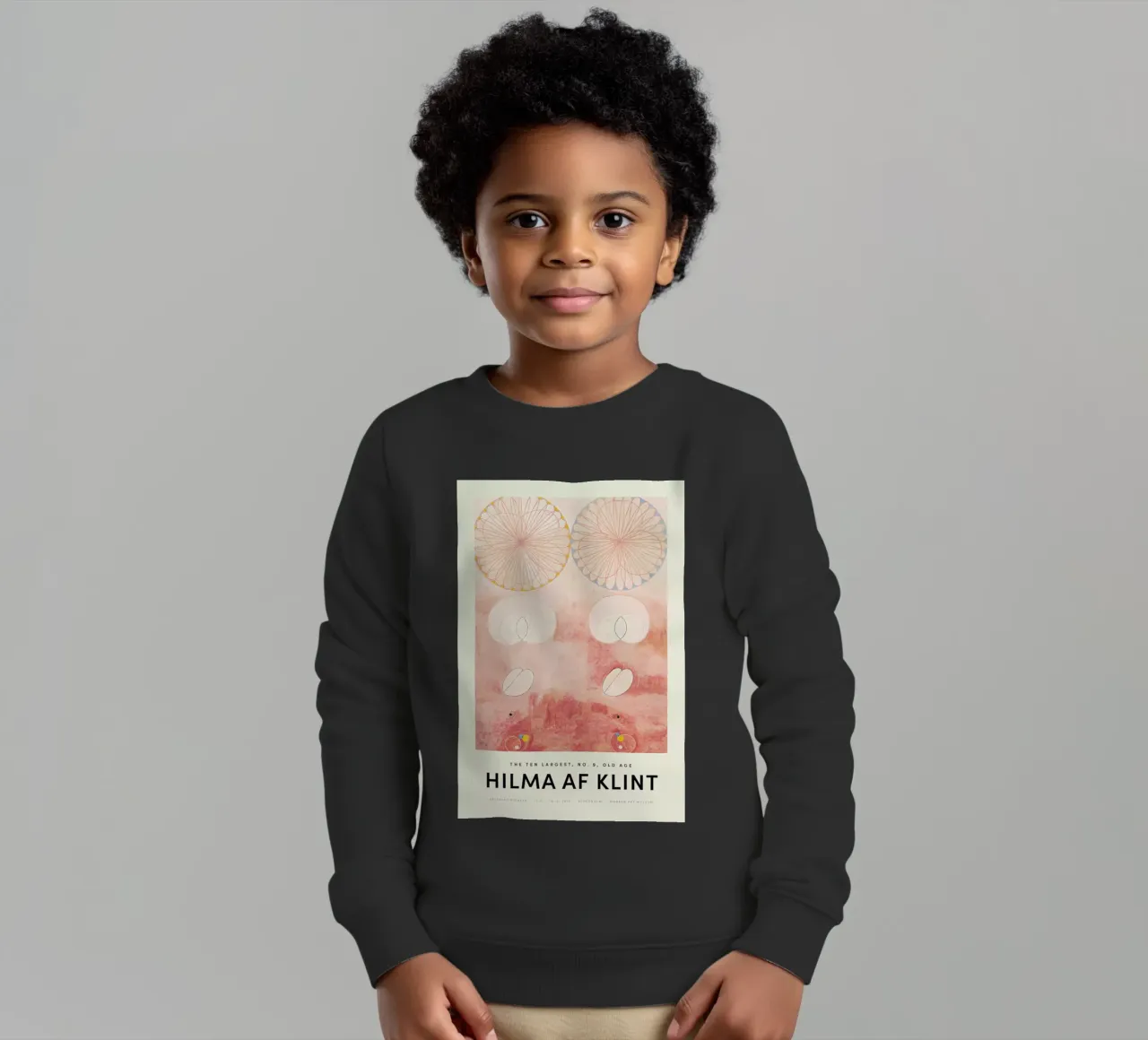Hilma af Klint - The Ten Largest, No. 9 felpa bambino da Vintage by JUNIQE