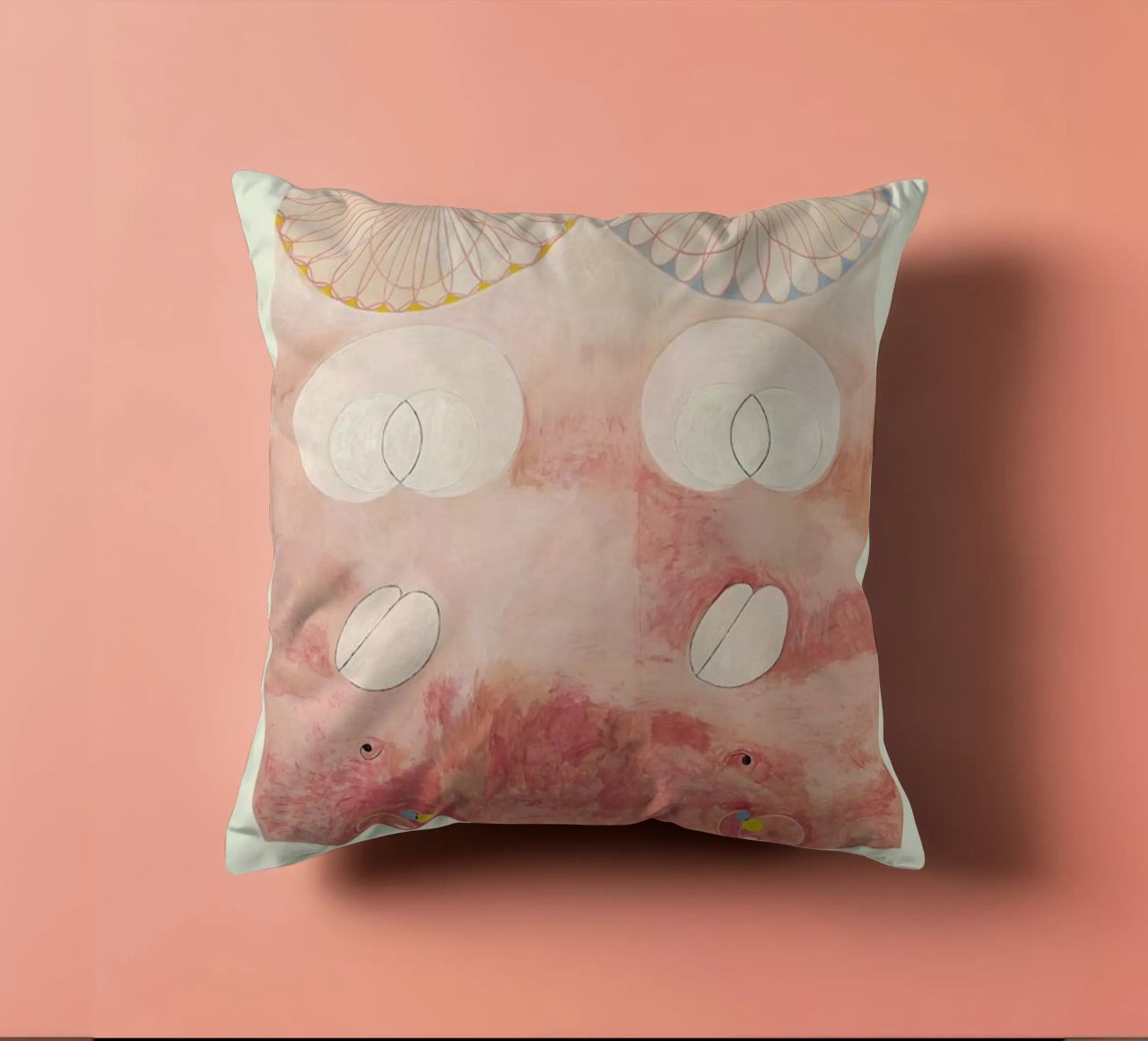 Hilma af Klint - The Ten Largest, No. 9 decorative cushion by Vintage by JUNIQE