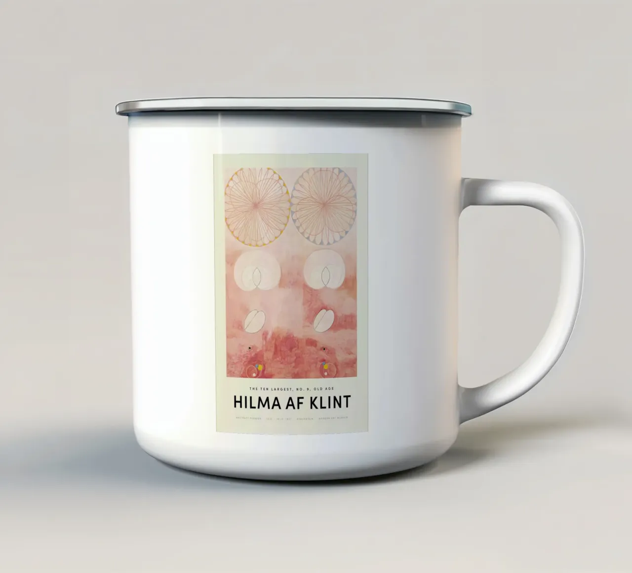 Hilma af Klint - The Ten Largest, No. 9 enamel mug by Vintage by JUNIQE