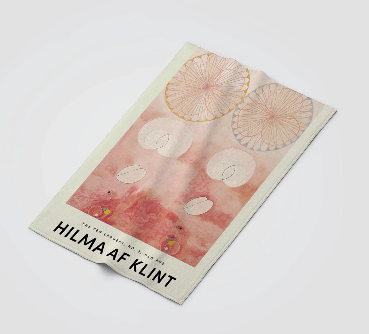 Hilma af Klint - The Ten Largest, No. 9 fleece blanket by Vintage by JUNIQE