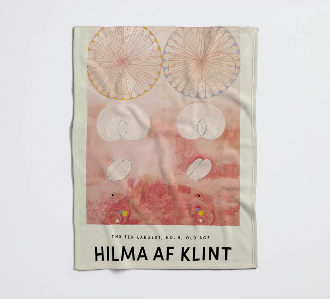 Hilma af Klint - The Ten Largest, No. 9 fleece blanket by Vintage by JUNIQE
