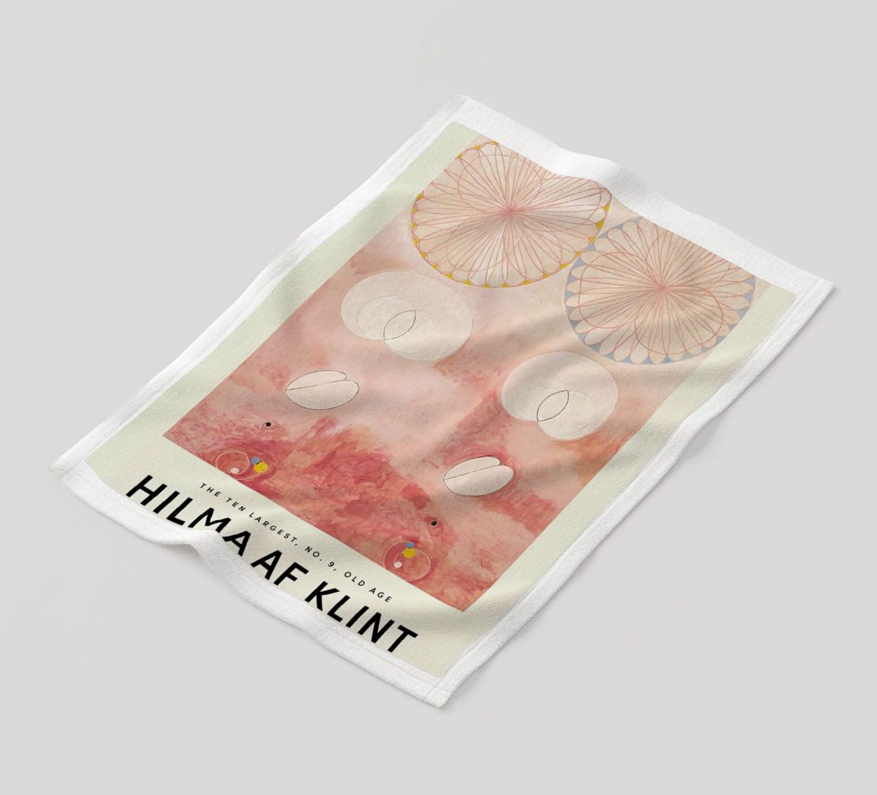 Hilma af Klint - The Ten Largest, No. 9 fleece blanket by Vintage by JUNIQE