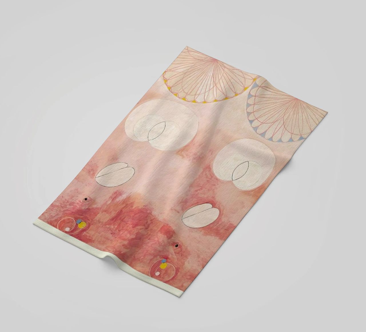 Hilma af Klint - The Ten Largest, No. 9 beach towel by Vintage by JUNIQE