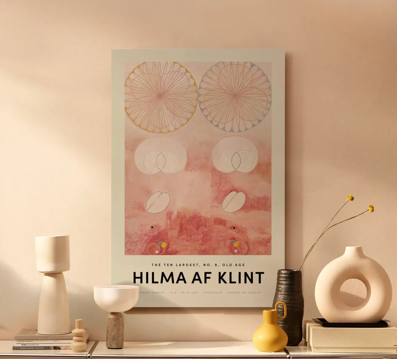 Hilma af Klint - The Ten Largest, No. 9 alluminio dibond da Vintage by JUNIQE