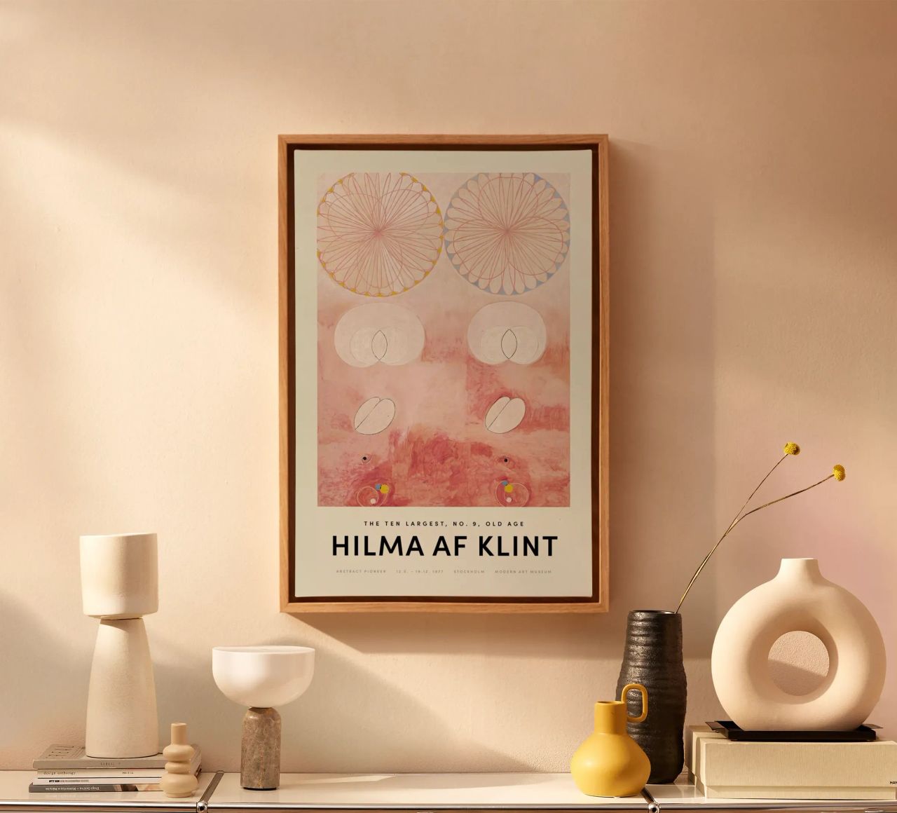 Hilma af Klint - The Ten Largest, No. 9 canvas by Vintage by JUNIQE