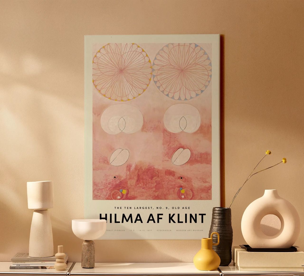 Hilma af Klint - The Ten Largest, No. 9 canvas by Vintage by JUNIQE