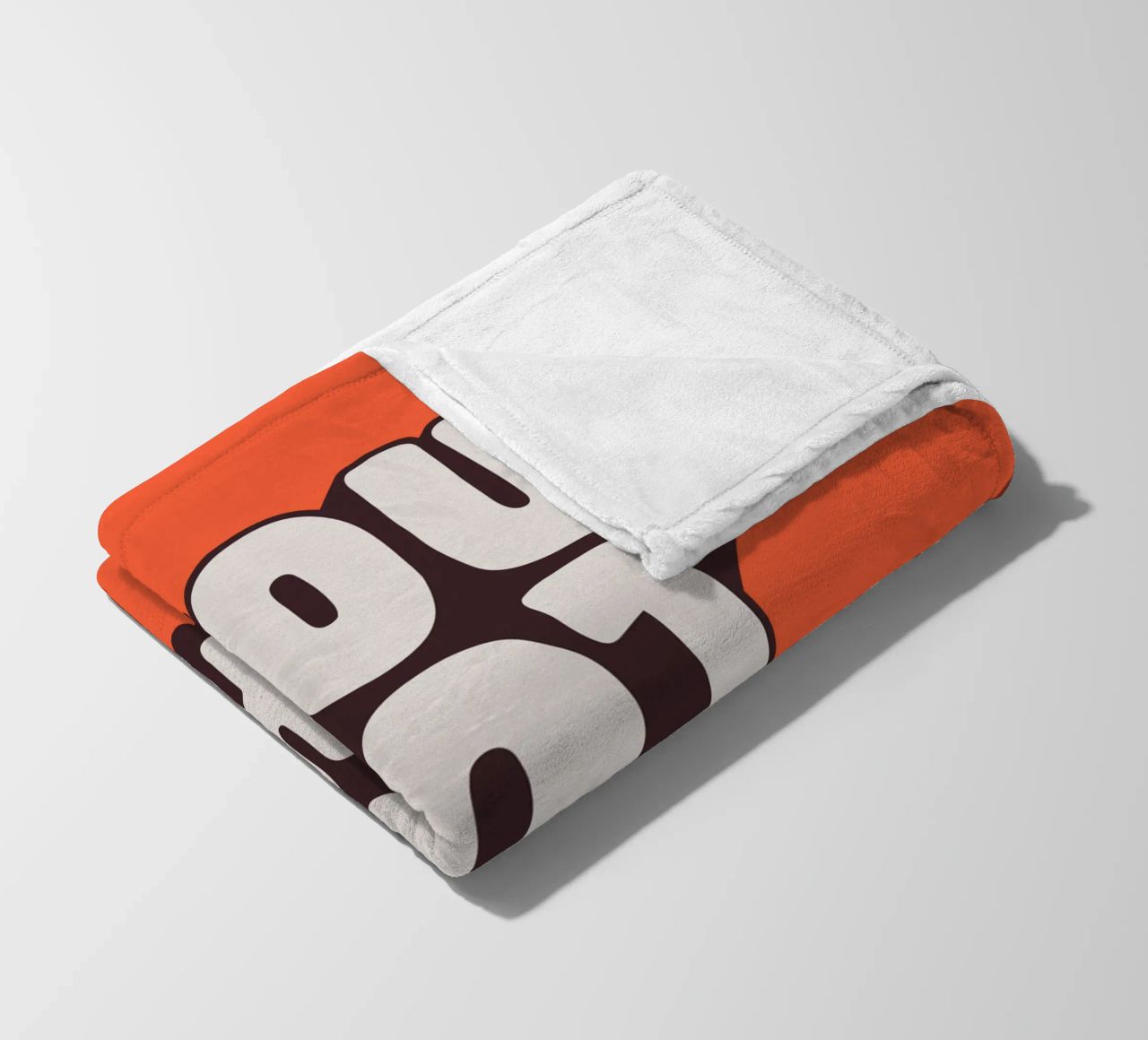 Impression Typographique Motivationnelle Noir Blanc Rouge plaid polaire de THE MOTIVATED TYPE