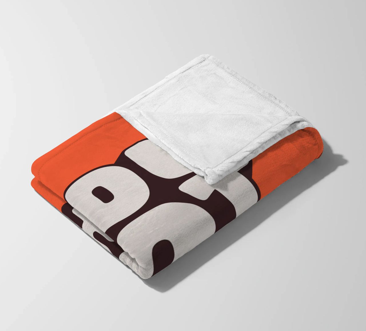Impression Typographique Motivationnelle Noir Blanc Rouge plaid polaire de THE MOTIVATED TYPE