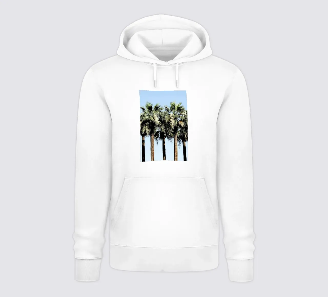 Geoffs Palm Trees felpa con cappuccio da Babett Schultze