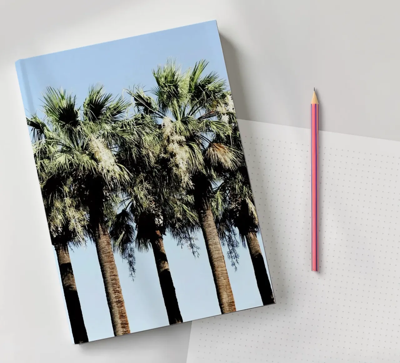 Geoffs Palm Trees notebook by Babett Schultze