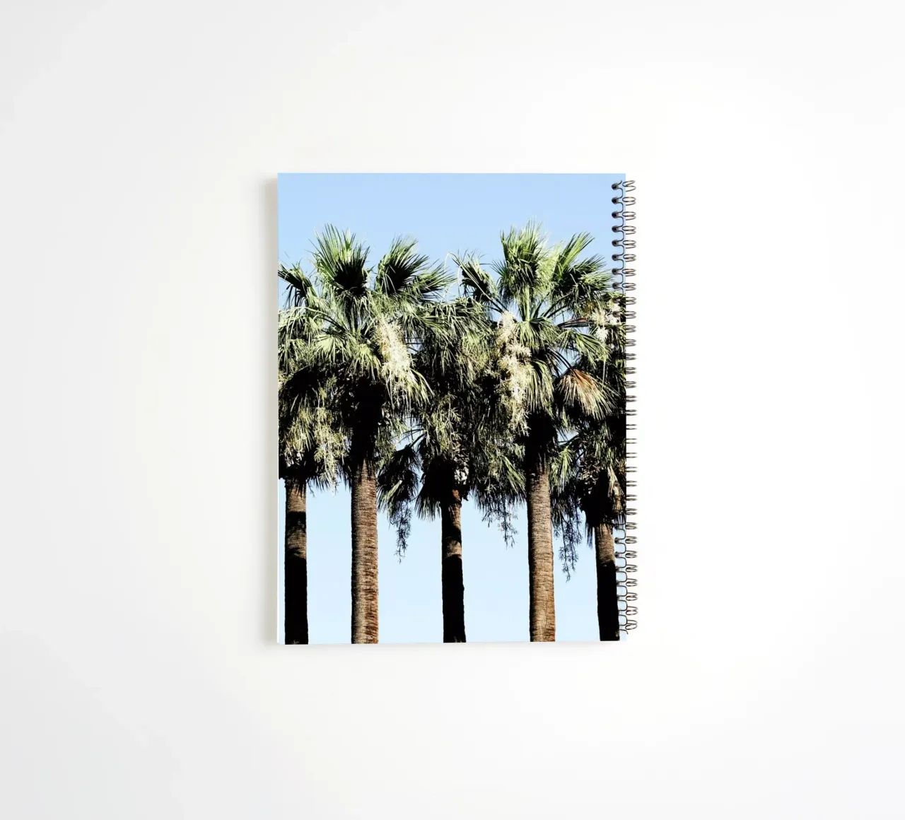 Geoffs Palm Trees spiral notebook by Babett Schultze
