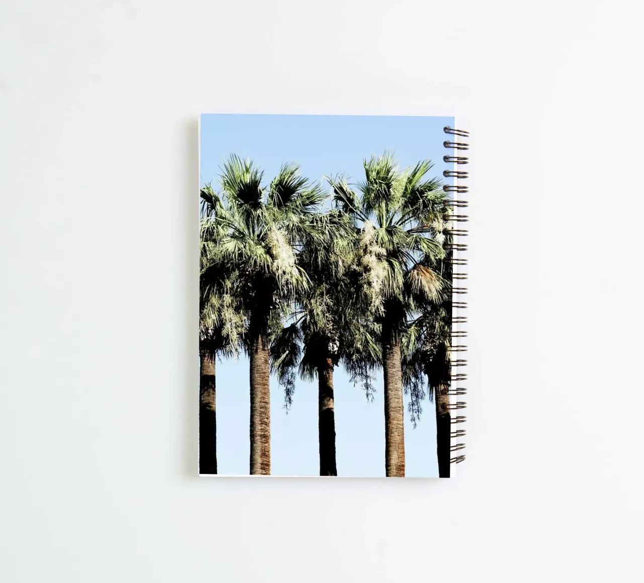 Geoffs Palm Trees spiral notebook by Babett Schultze