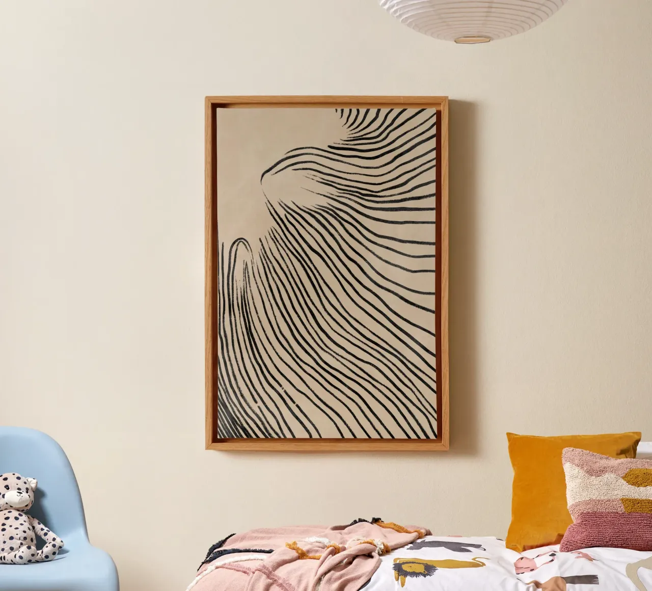 Minimal Matters No 197 tela con Cornice a cassetta da treechild