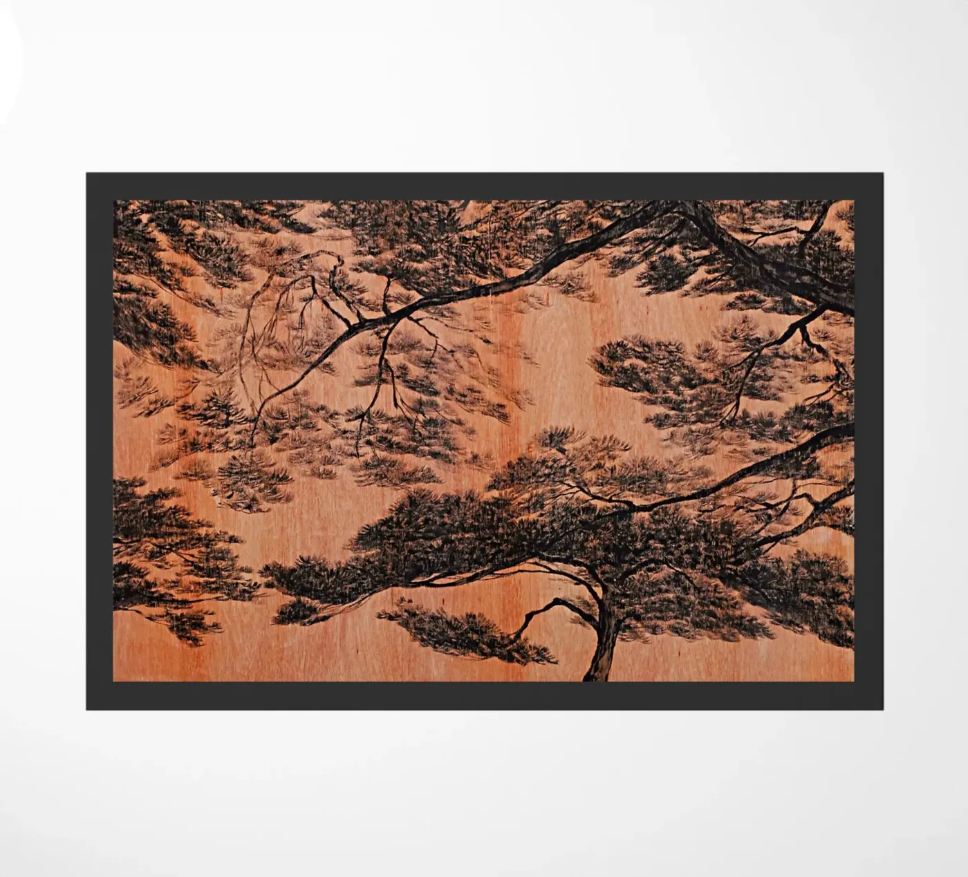 forêt de pins paillasson de Soyoung Kwon