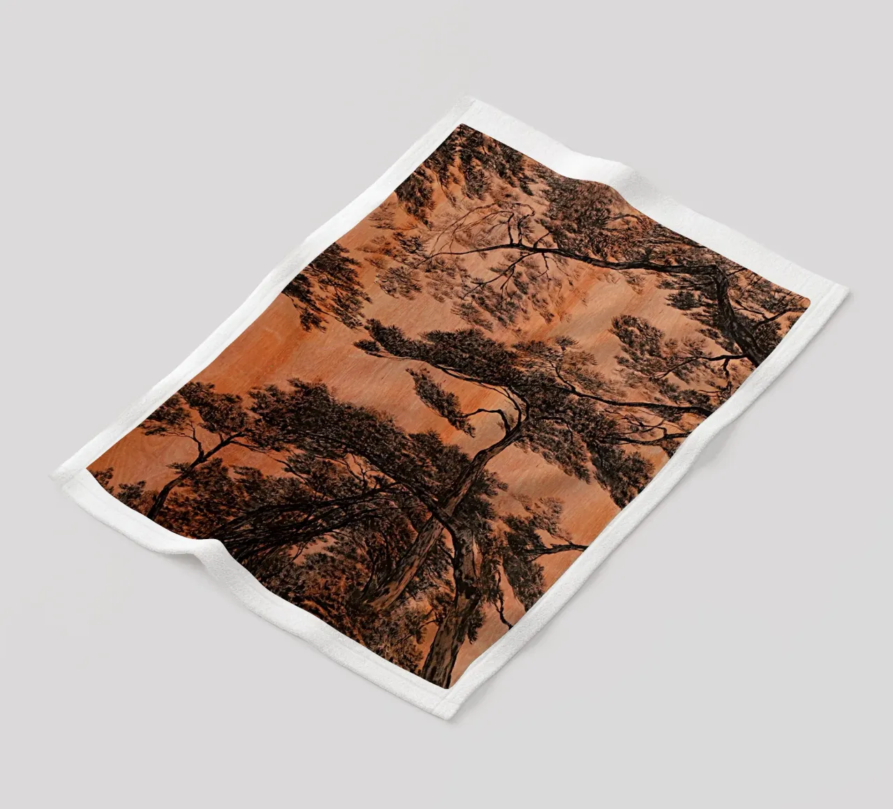 Kiefernwald Fleecedecke von Soyoung Kwon