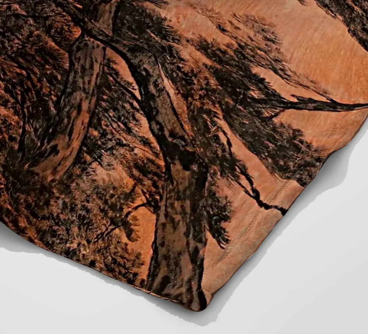 Kiefernwald Fleecedecke von Soyoung Kwon