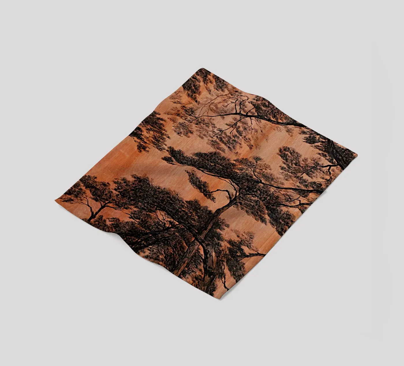 pine forest fleece blanket by Soyoung Kwon