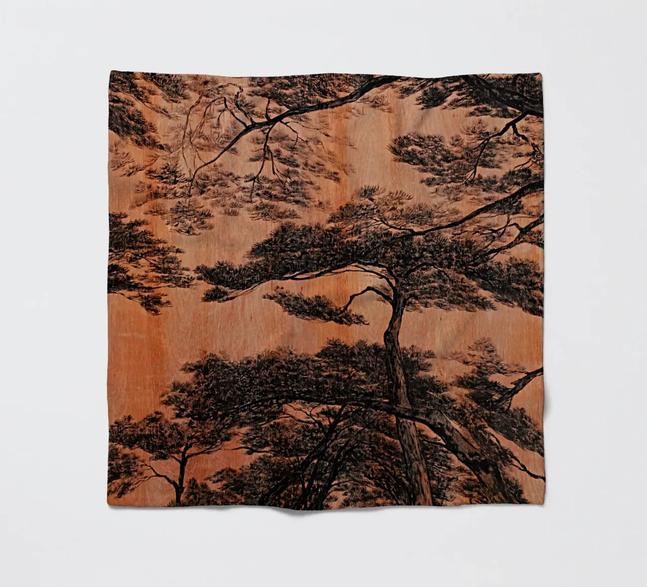 Kiefernwald Fleecedecke von Soyoung Kwon