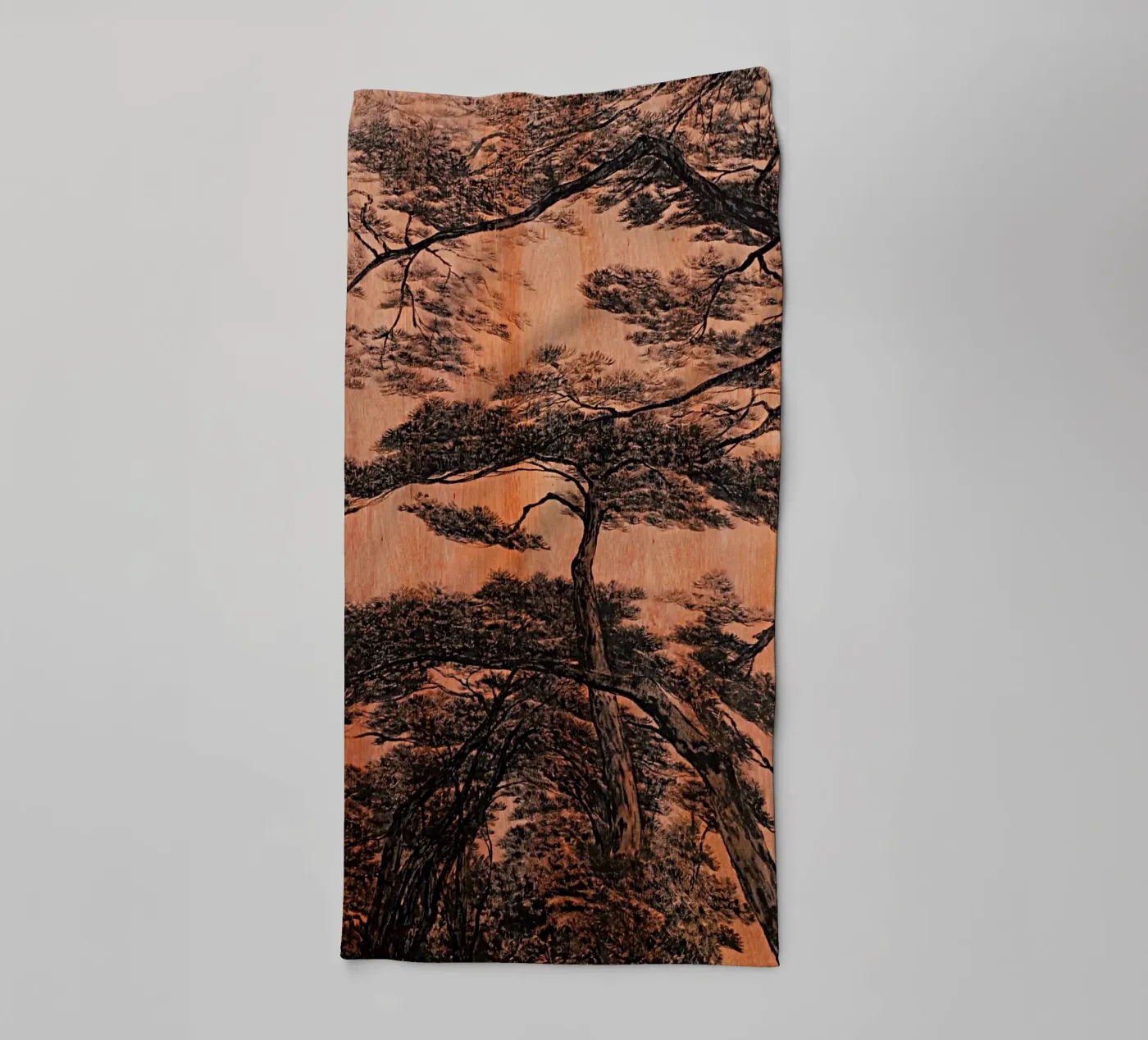 pine forest towel by Soyoung Kwon