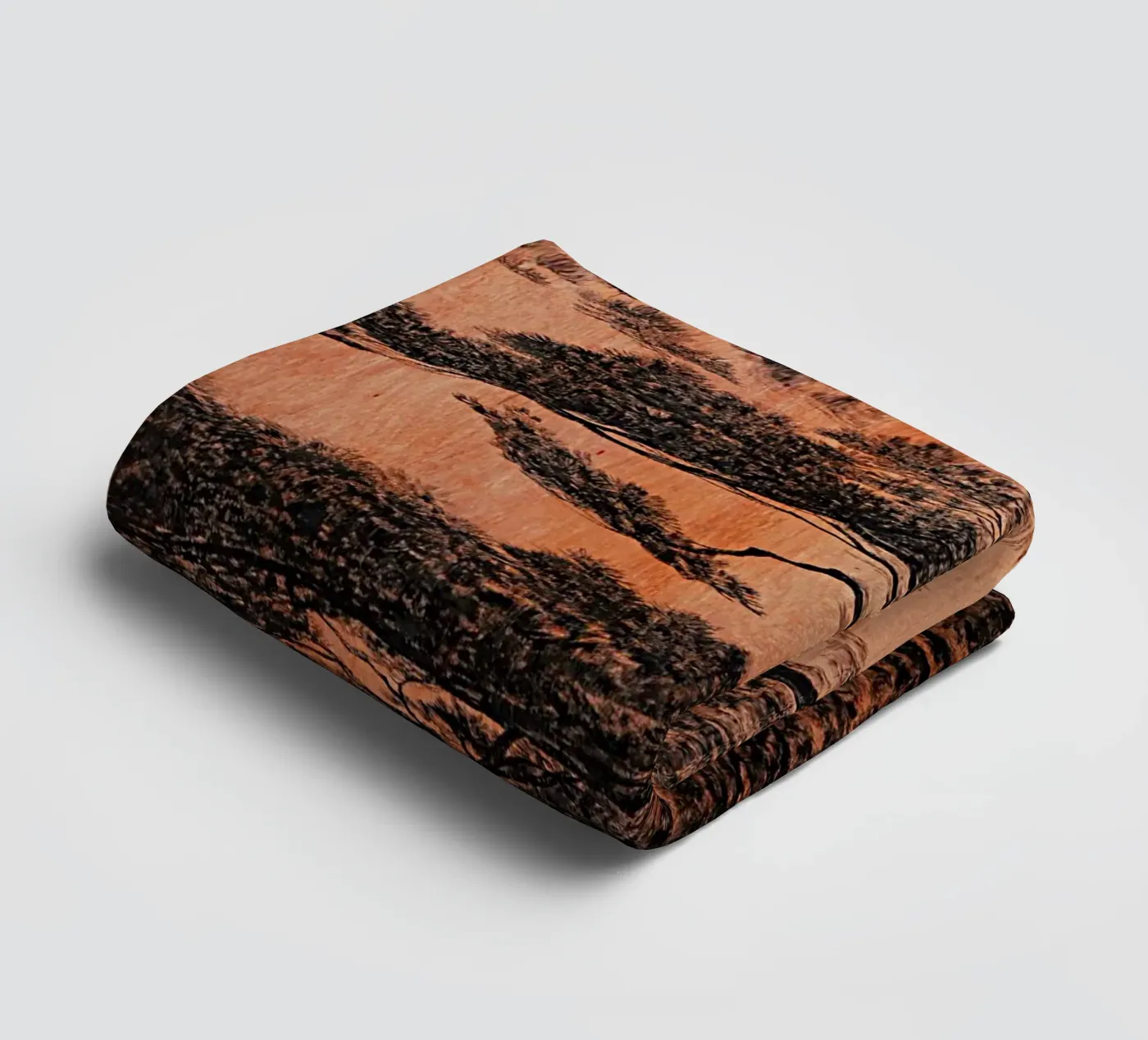 pine forest towel by Soyoung Kwon