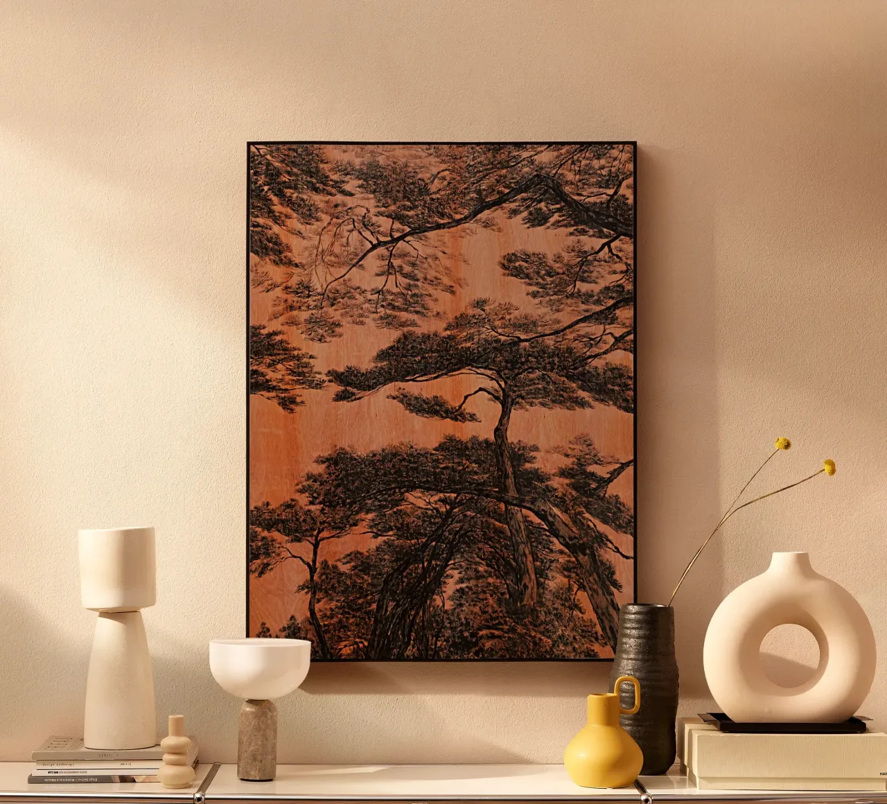 pine forest plexiglas de Soyoung Kwon