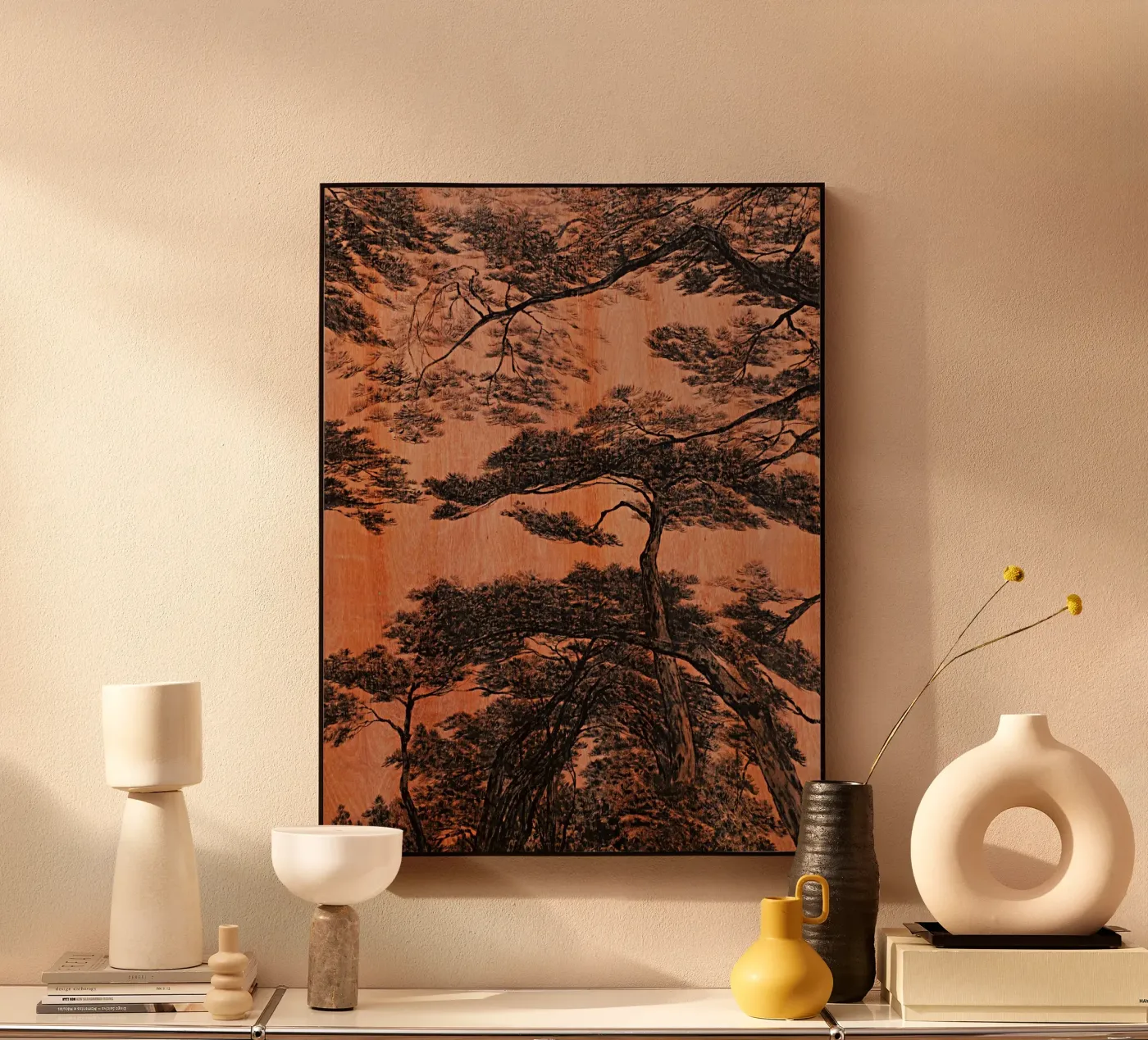 pine forest plexiglas de Soyoung Kwon