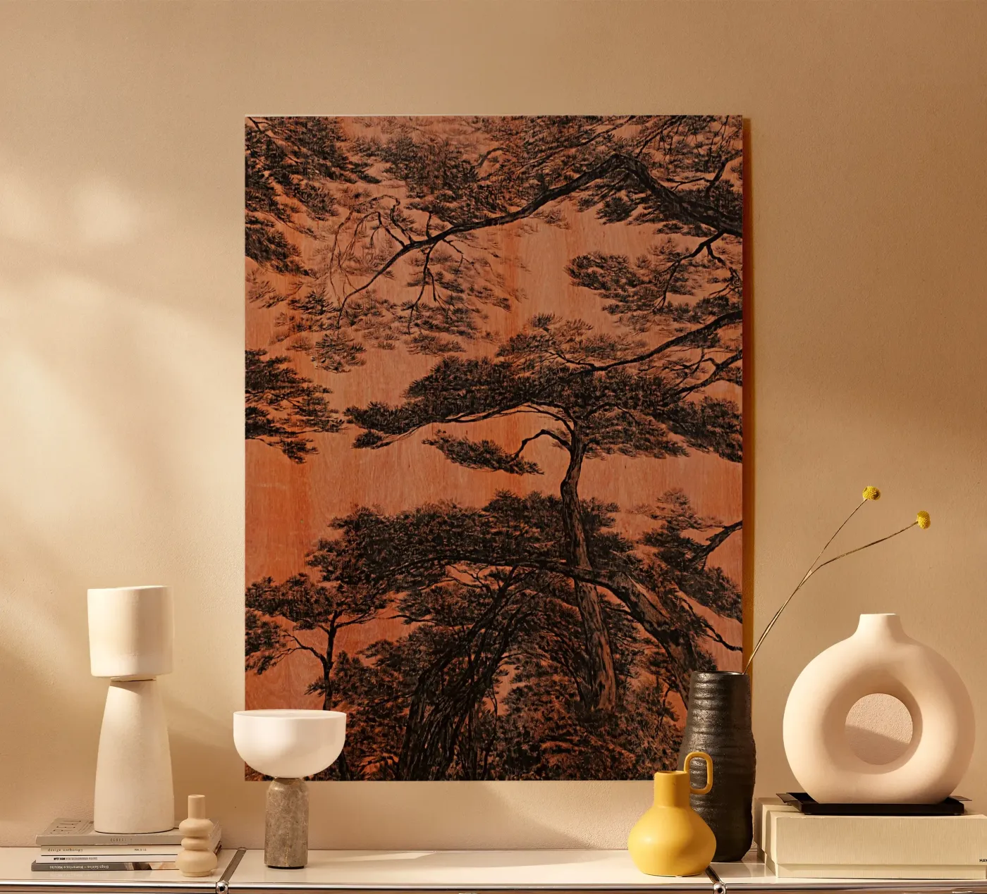 pine forest plexiglas de Soyoung Kwon