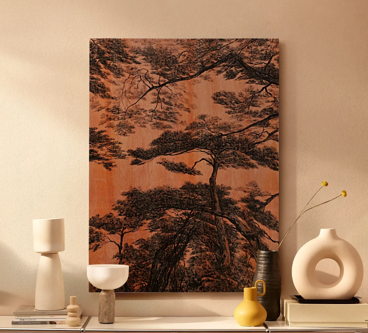 pine forest forex plate by Soyoung Kwon