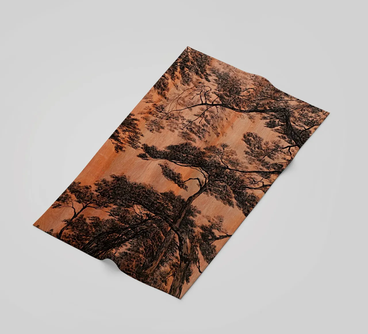 dennenbos strandhanddoek van Soyoung Kwon