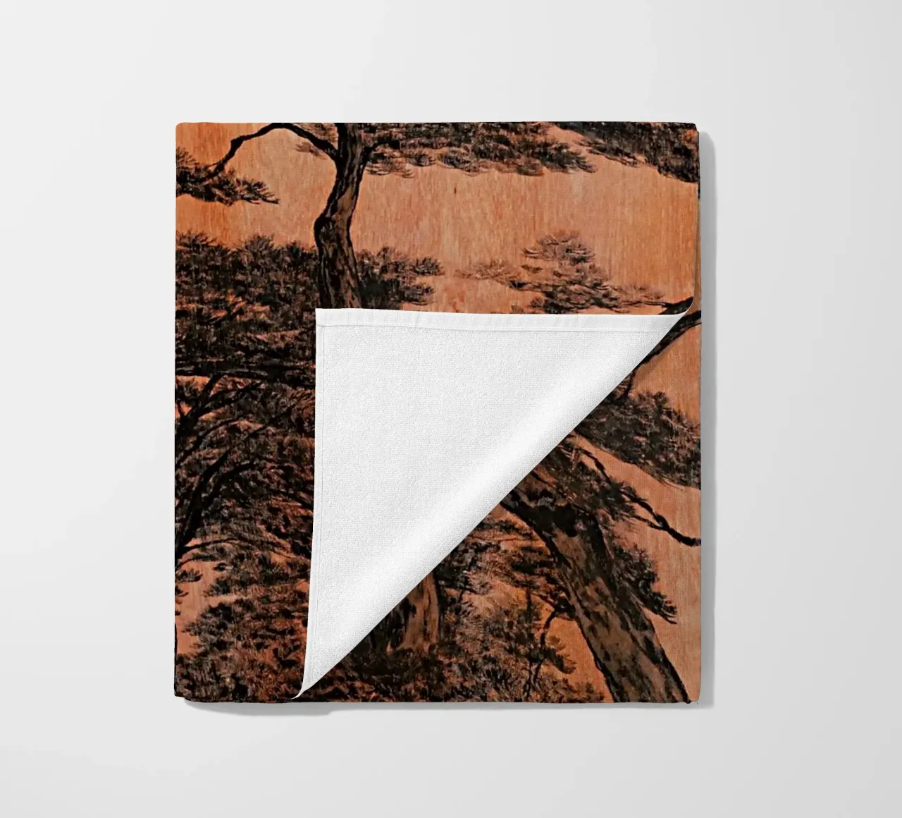 dennenbos strandhanddoek van Soyoung Kwon