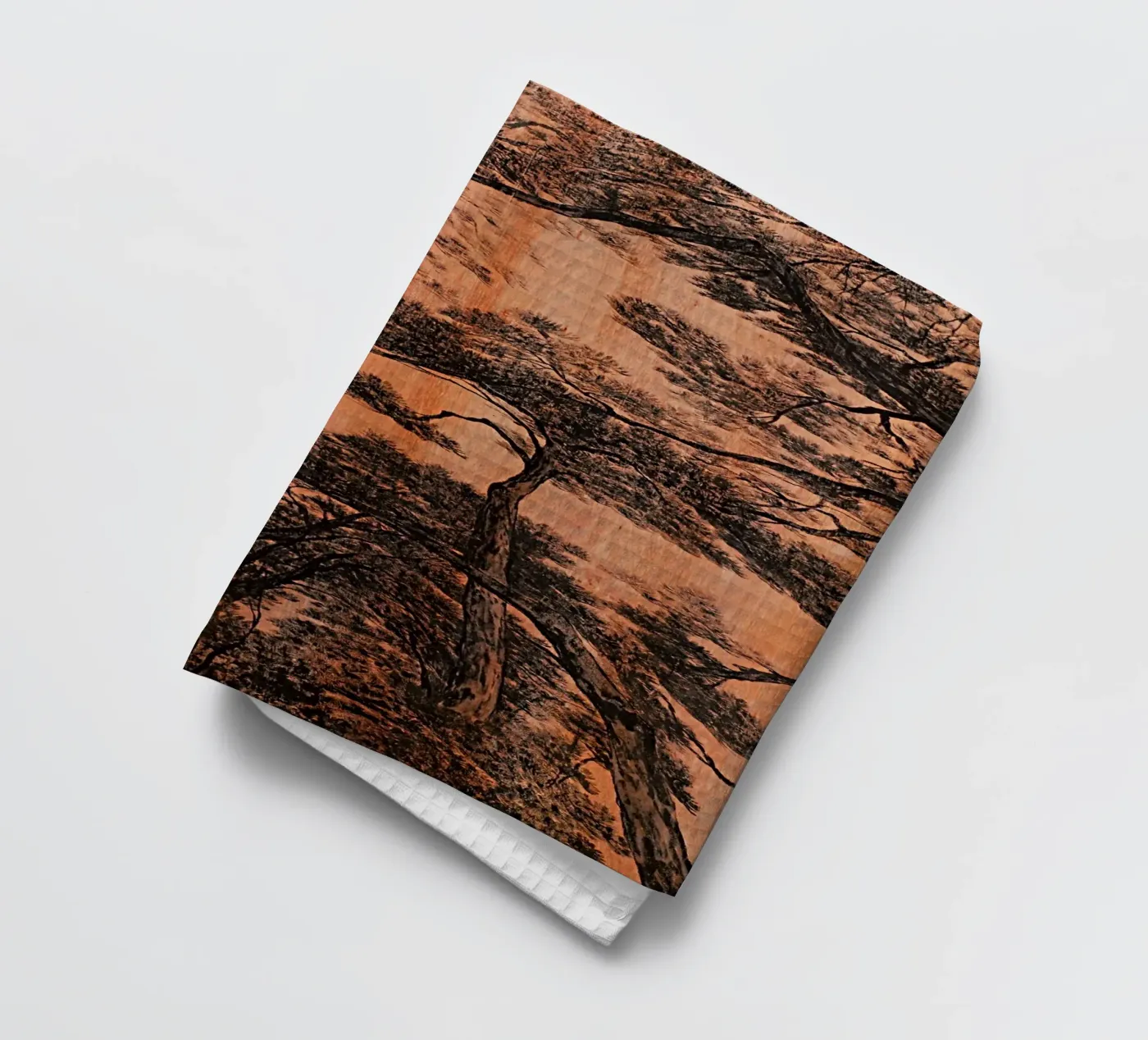 pine forest tea towel by Soyoung Kwon