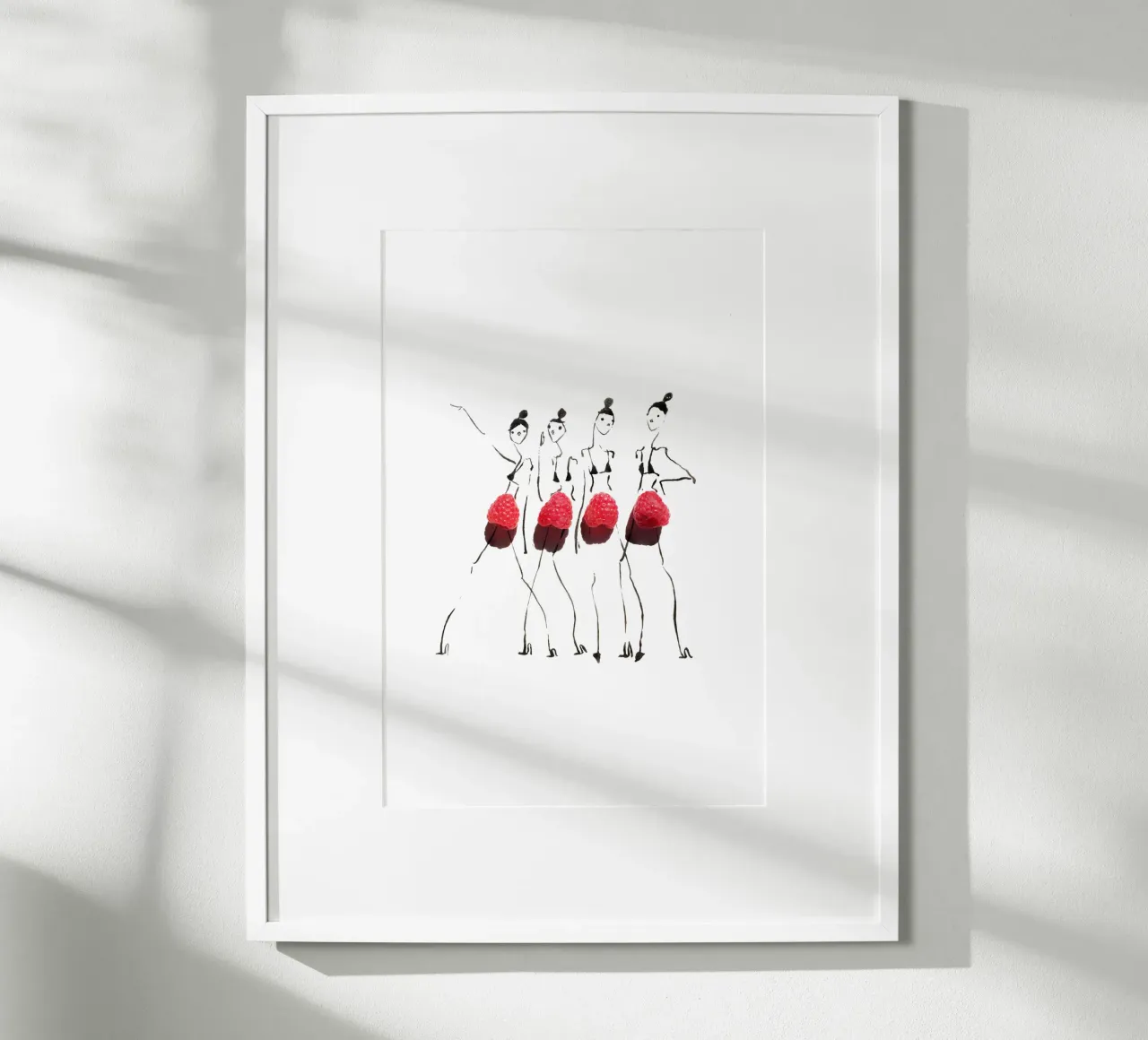 Raspberries on Parade carta hahnemühle da Gretchen Roehrs