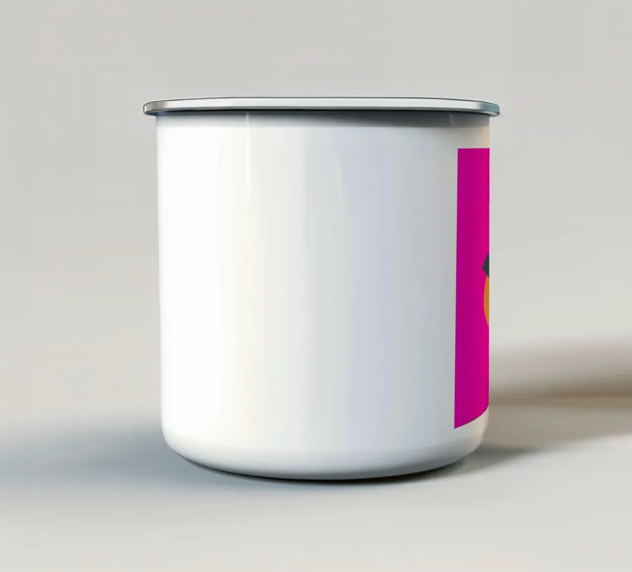 Orangen big tazza in smalto da Iris Knabenschuh Design