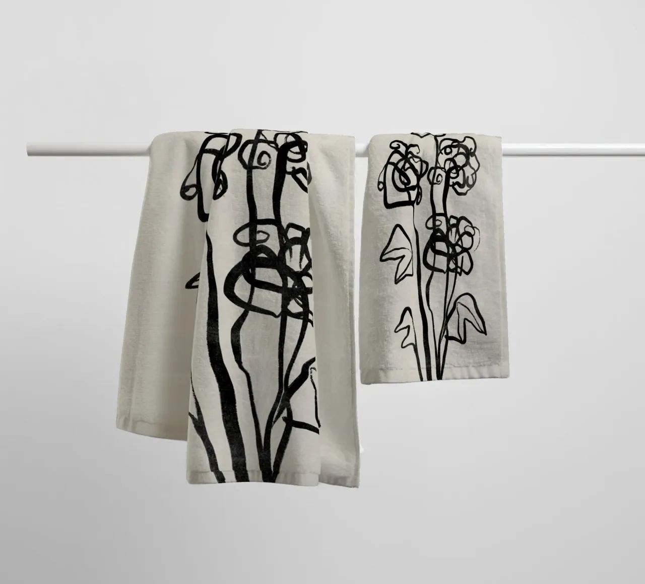 Minimal Matter No 202 asciugamano da bagno da treechild