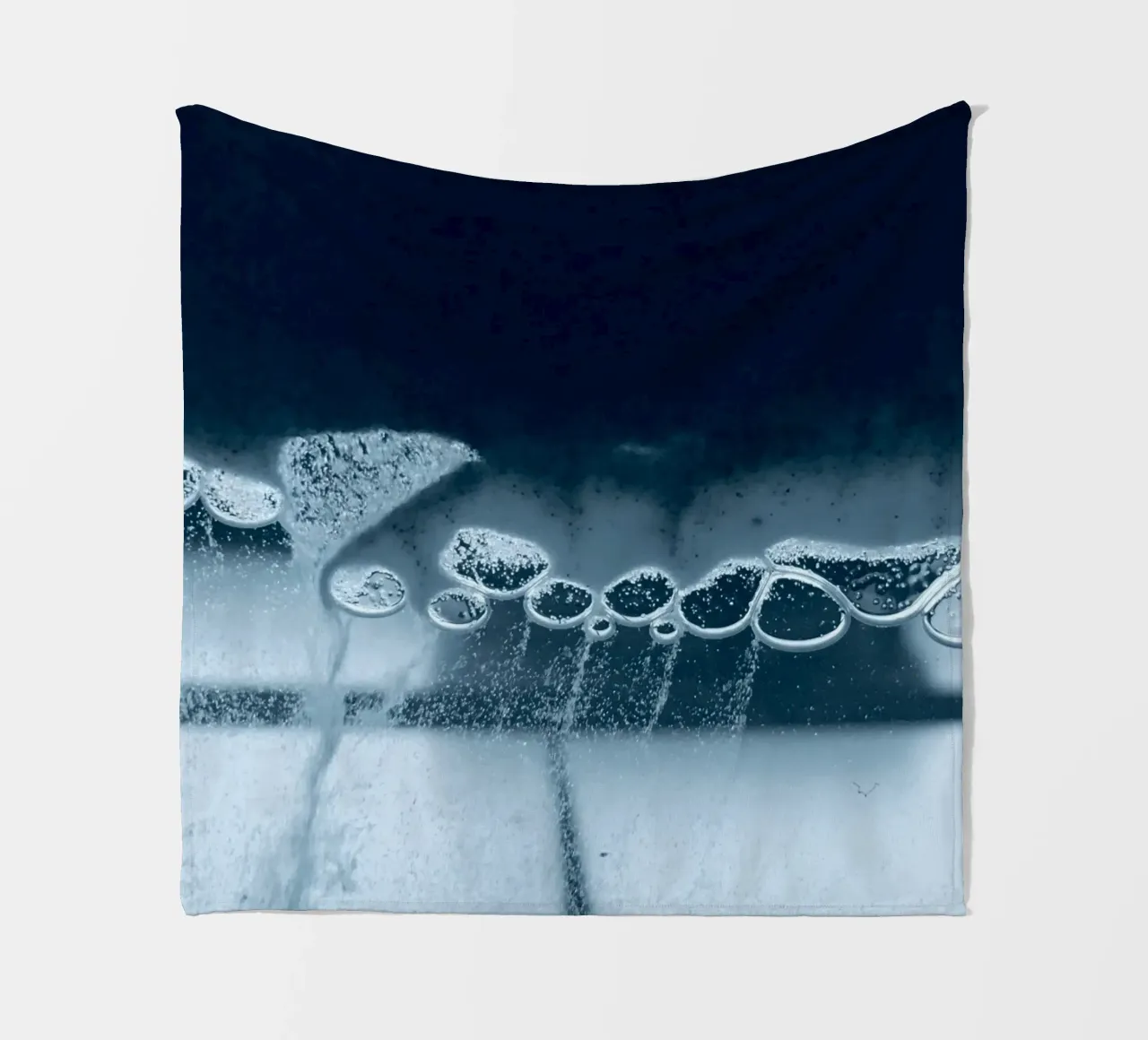 Bubbles fleece blanket by Inge Hauser Illustration