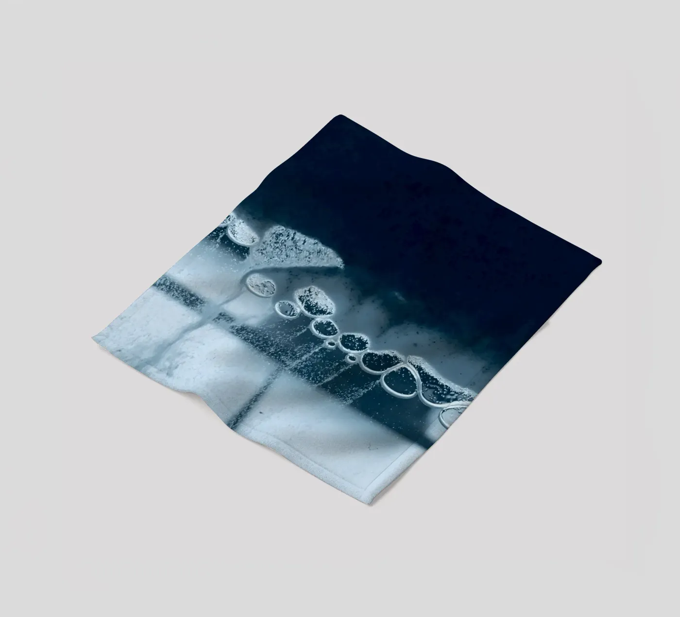 Bubbles fleece blanket by Inge Hauser Illustration