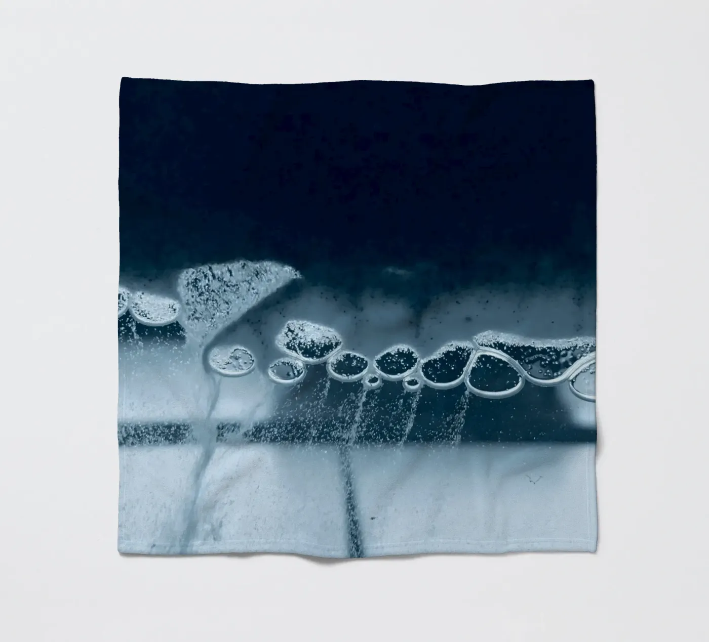 Bubbles fleece blanket by Inge Hauser Illustration