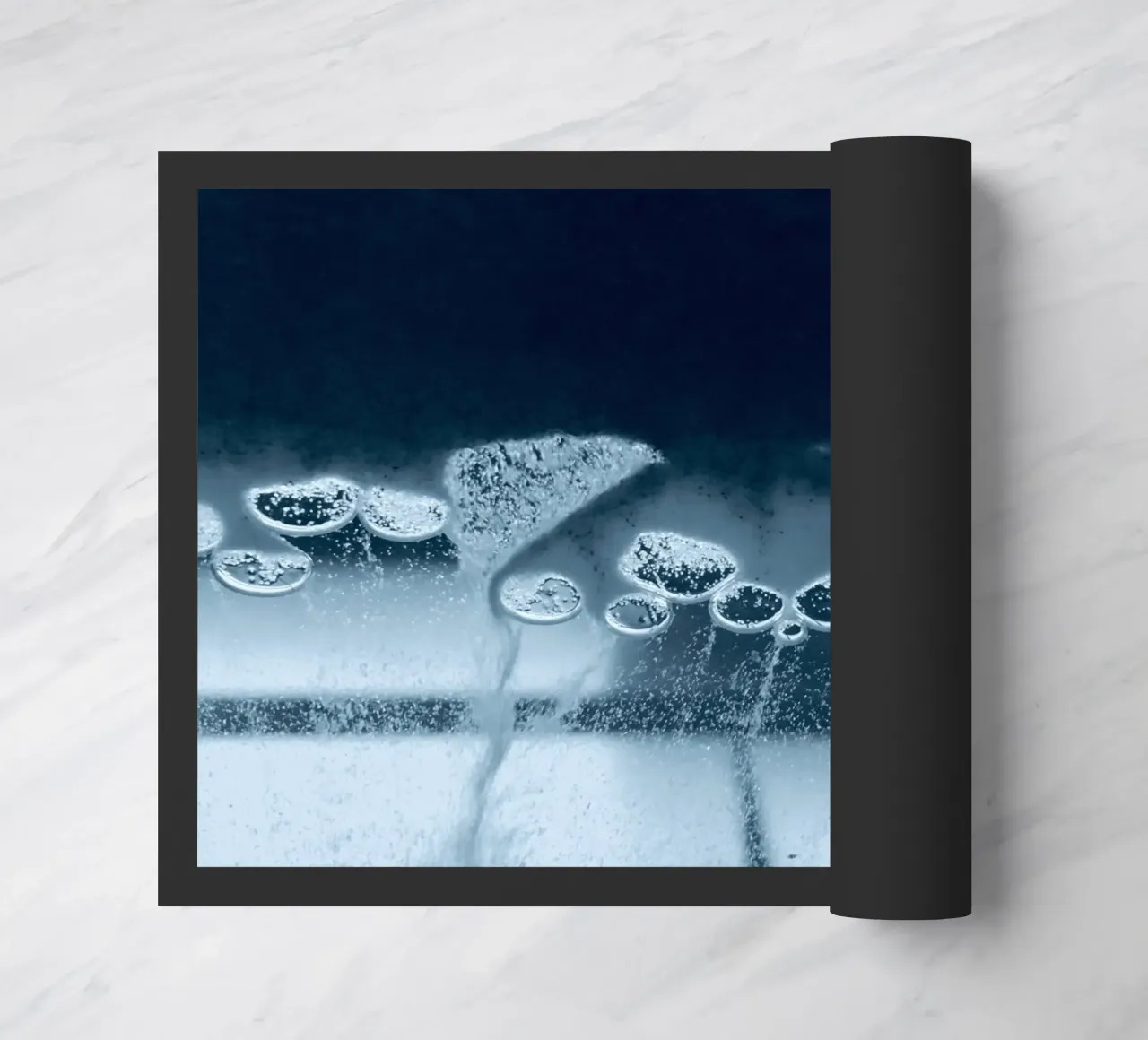 Bubbles doormat by Inge Hauser Illustration