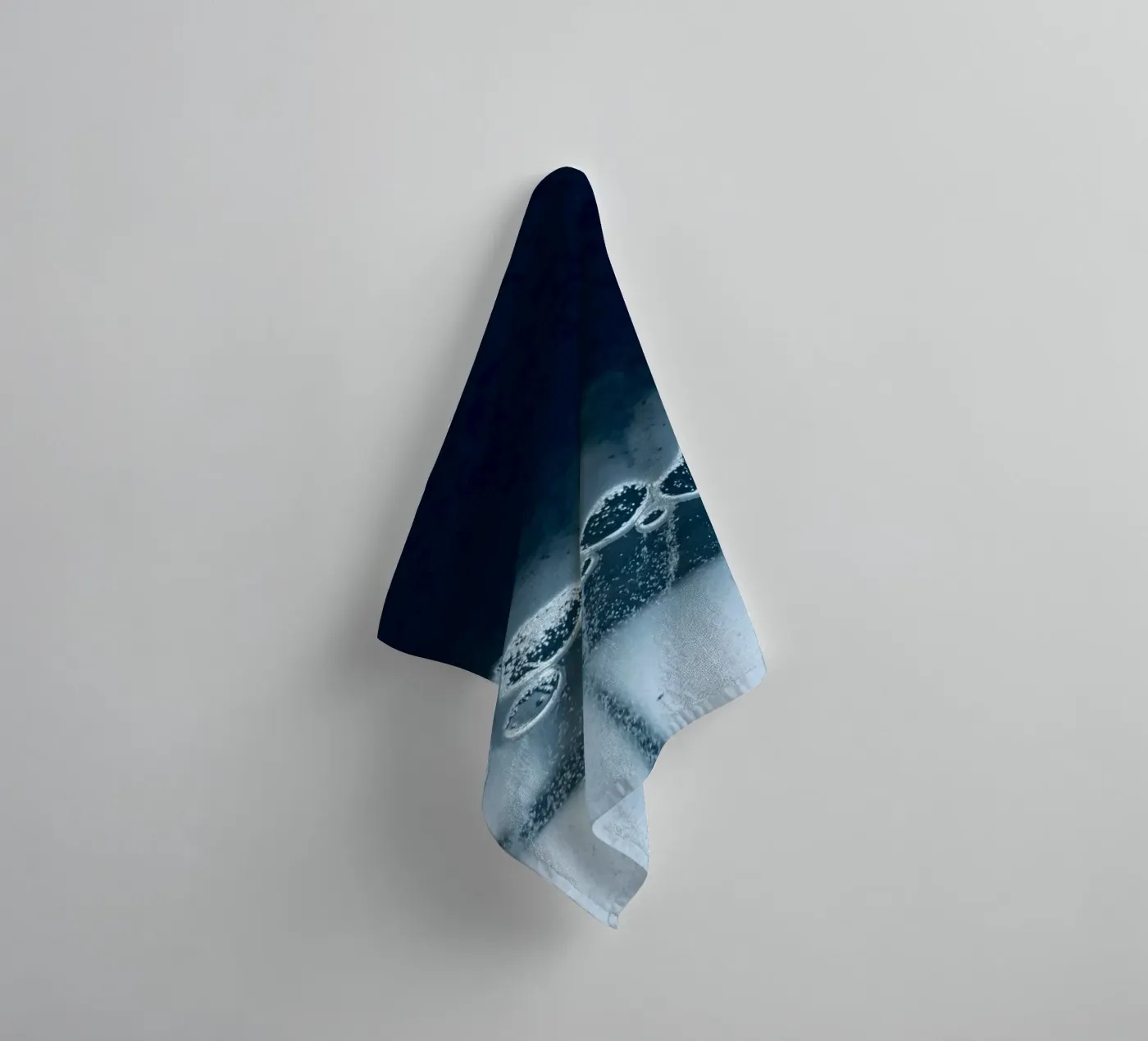 Bubbles towel by Inge Hauser Illustration