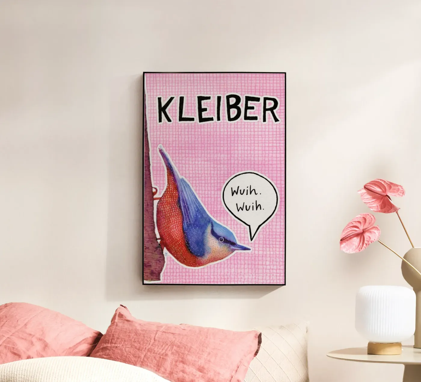 Nuthatch plexiglas de UN-TYPISCH