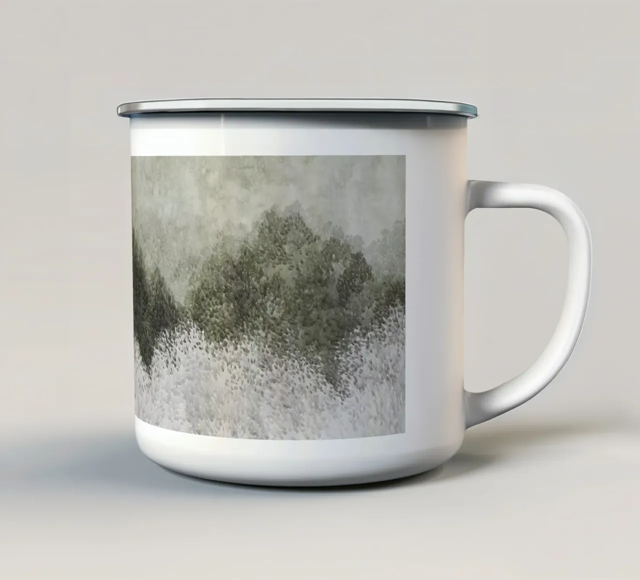 Paesaggio 2016 tazza in smalto da Soyoung Kwon
