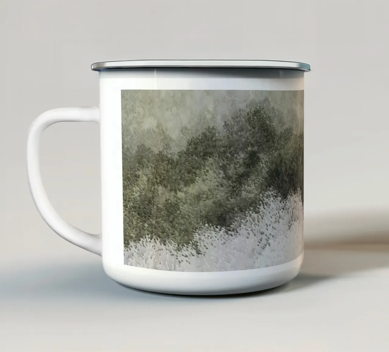 Paesaggio 2016 tazza in smalto da Soyoung Kwon