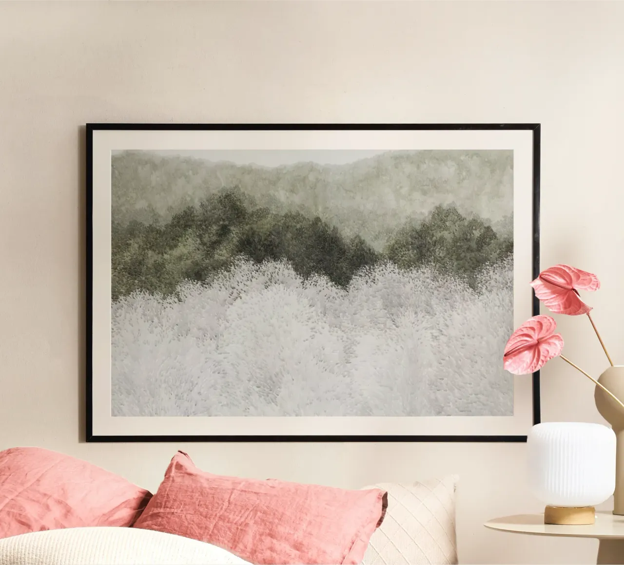Paesaggio 2016 poster con telaio in alluminio da Soyoung Kwon