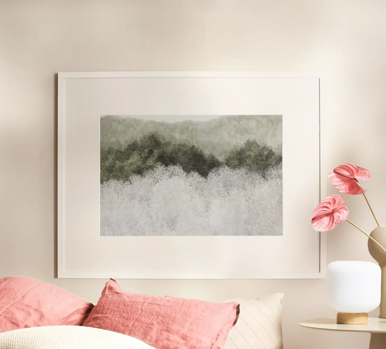 Paesaggio 2016 poster con telaio in alluminio da Soyoung Kwon