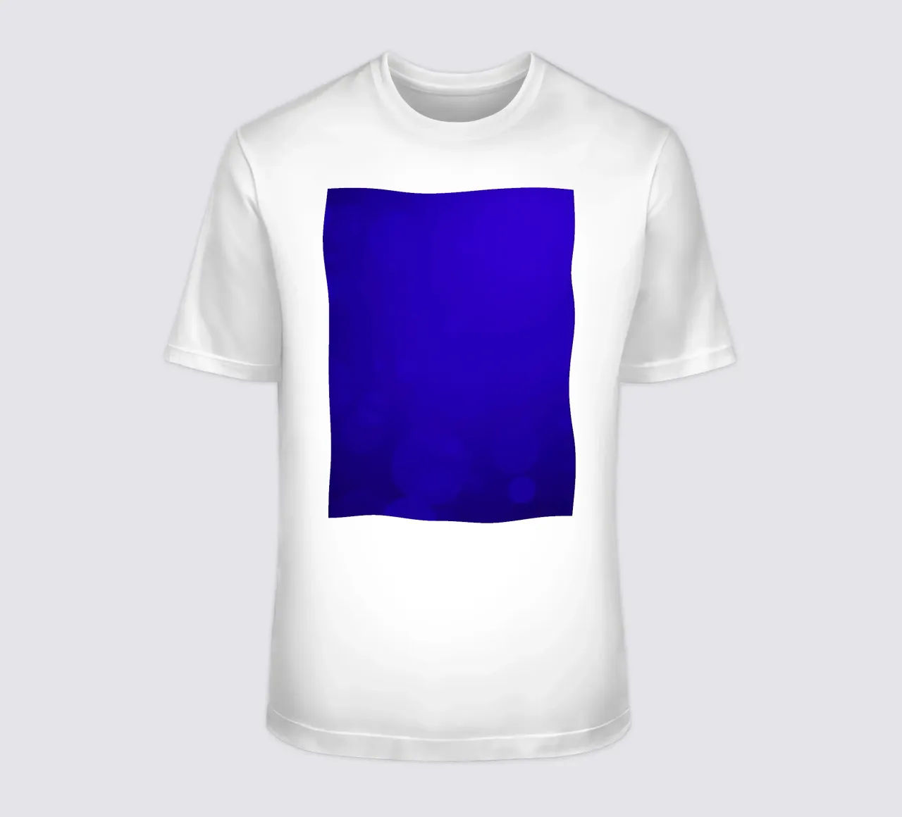 sfondo astratto blu con bolle luminose t-shirt da DesignDoodle
