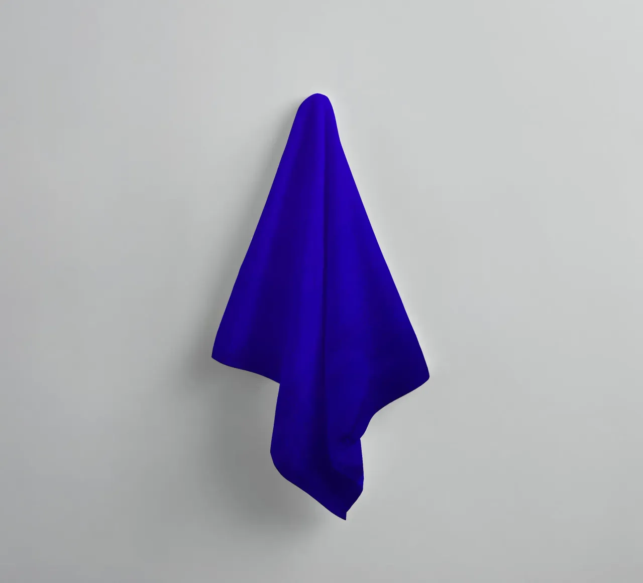 blue abstract background with luminous bubbles towel by DesignDoodle