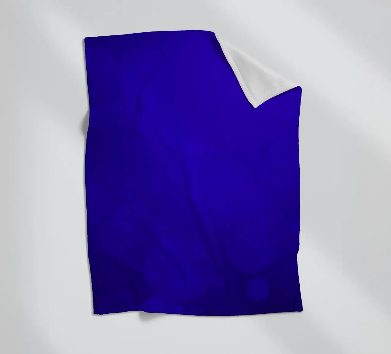 sfondo astratto blu con bolle luminose coperta in pile da DesignDoodle
