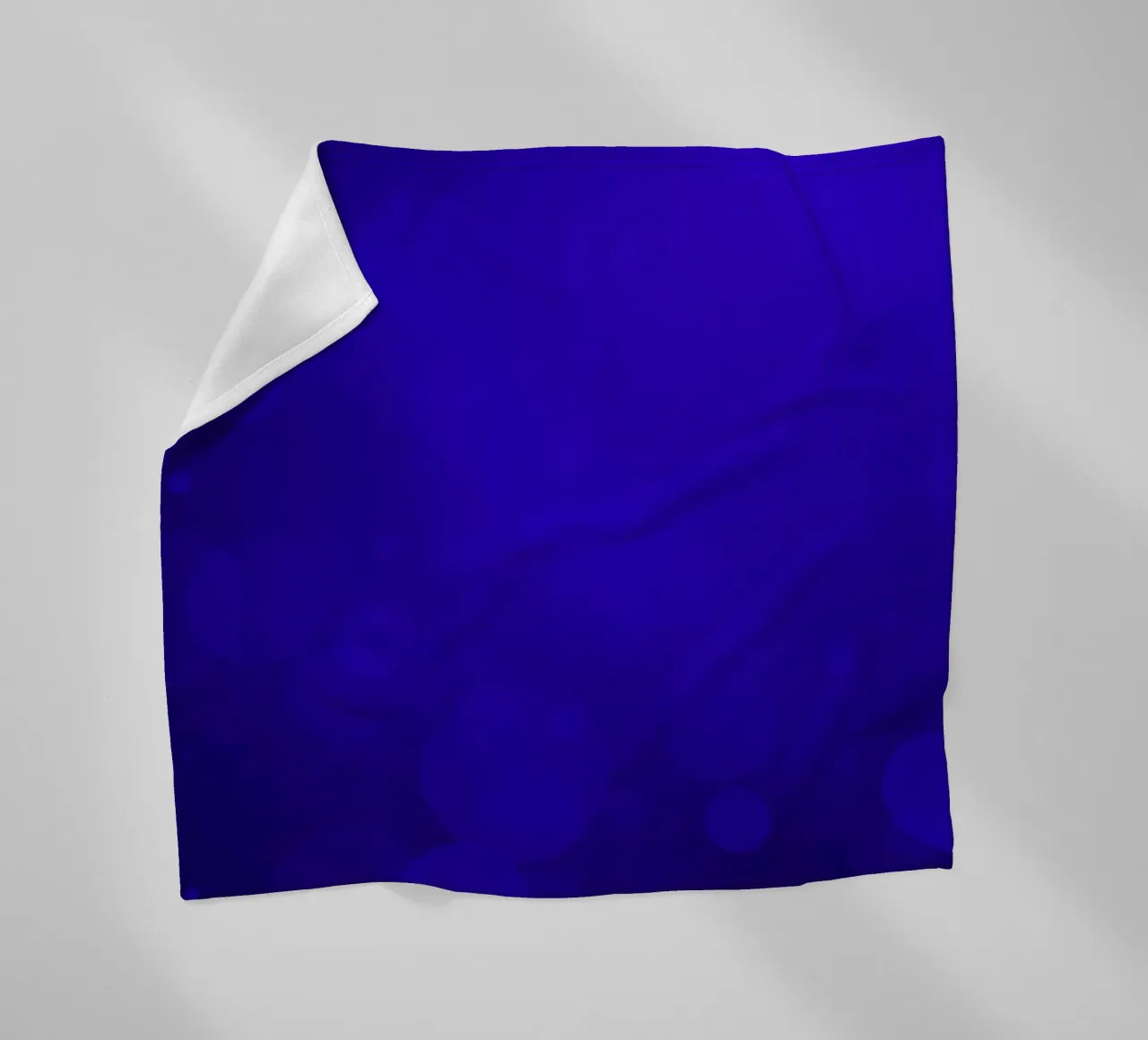 sfondo astratto blu con bolle luminose coperta in pile da DesignDoodle