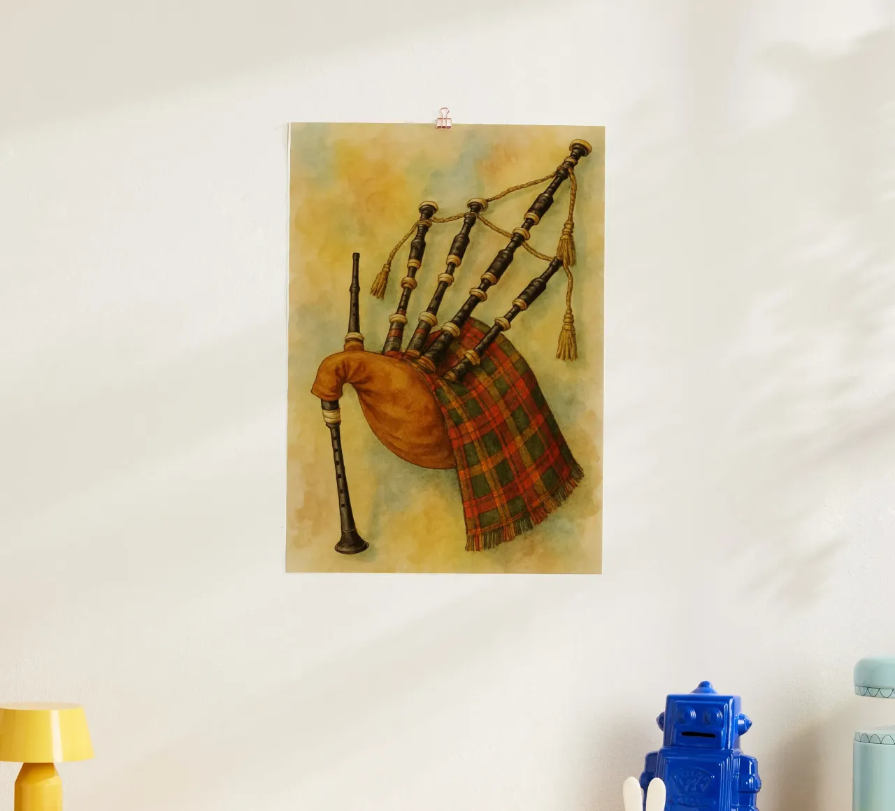 Dudelsack Phantasie Malerei Zeichnung Kunst Poster von the gendels