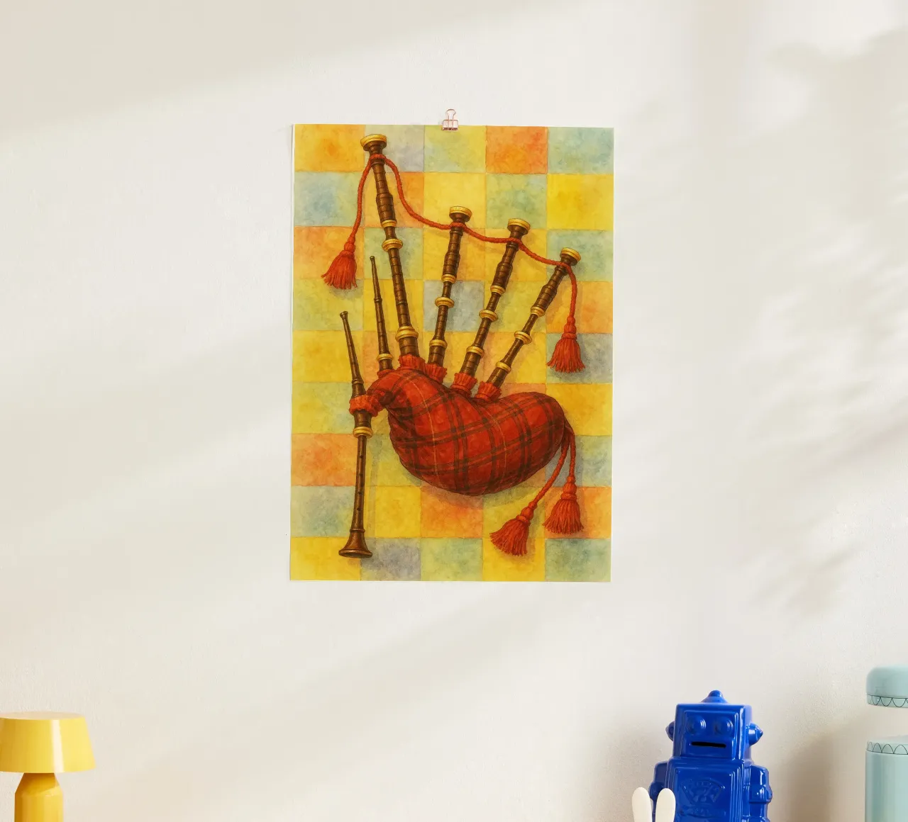 Dudelsack Phantasie Malerei Zeichnung Kunst Poster von the gendels